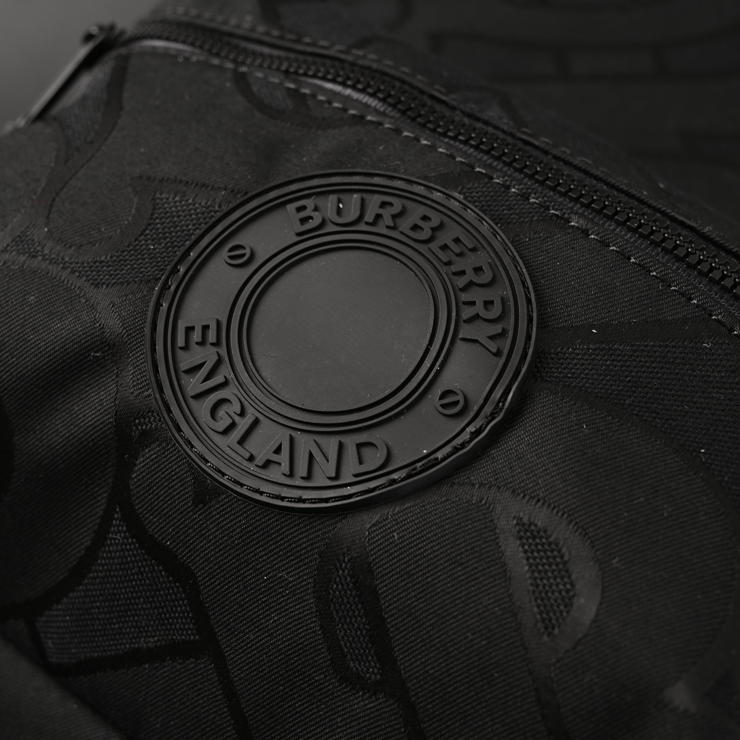 Burberry Monogram Black Nylon Backpack