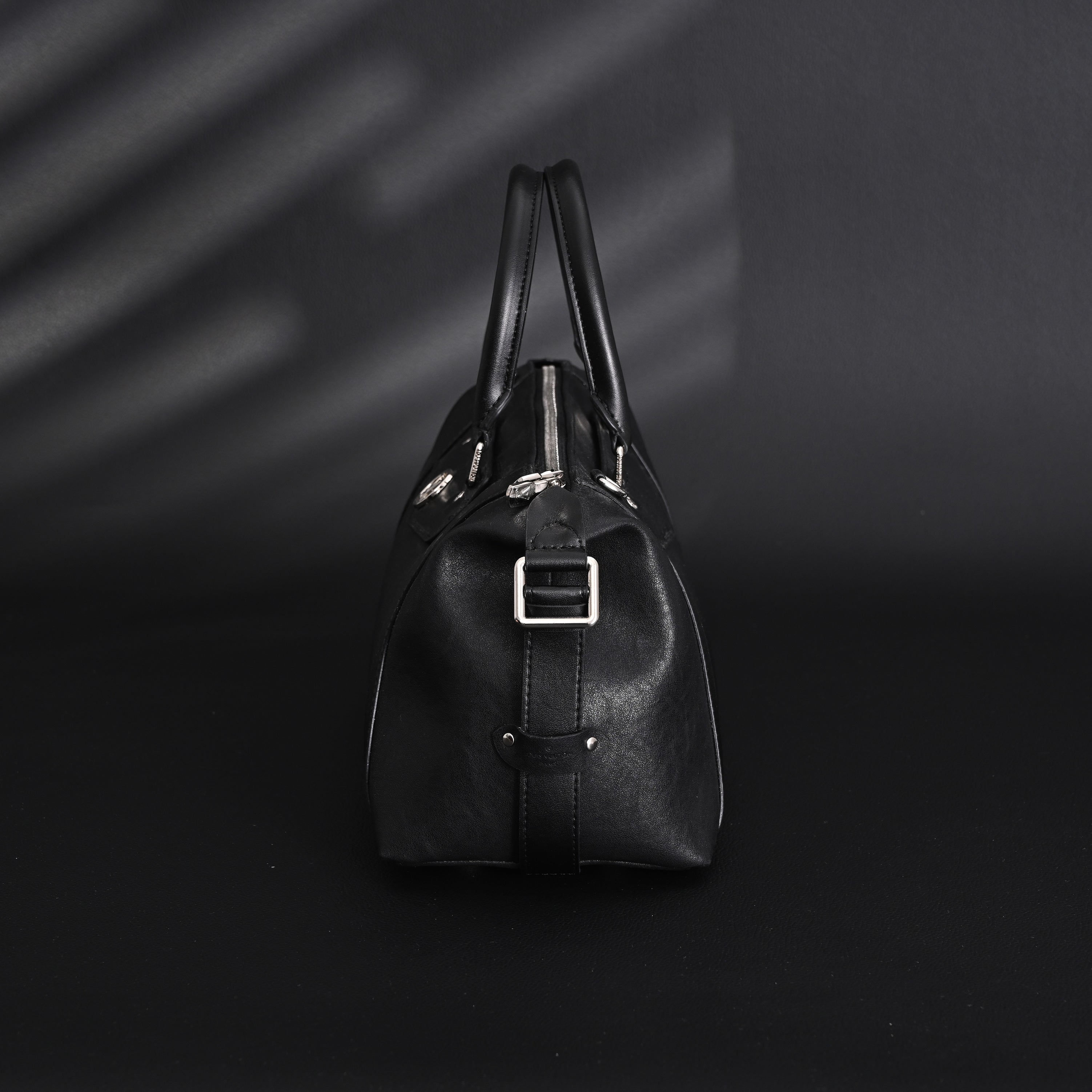 Louis Vuitton Nano Biker Bag in Black Lambskin Leather – Top Handle & Shoulder Carry (M14623)