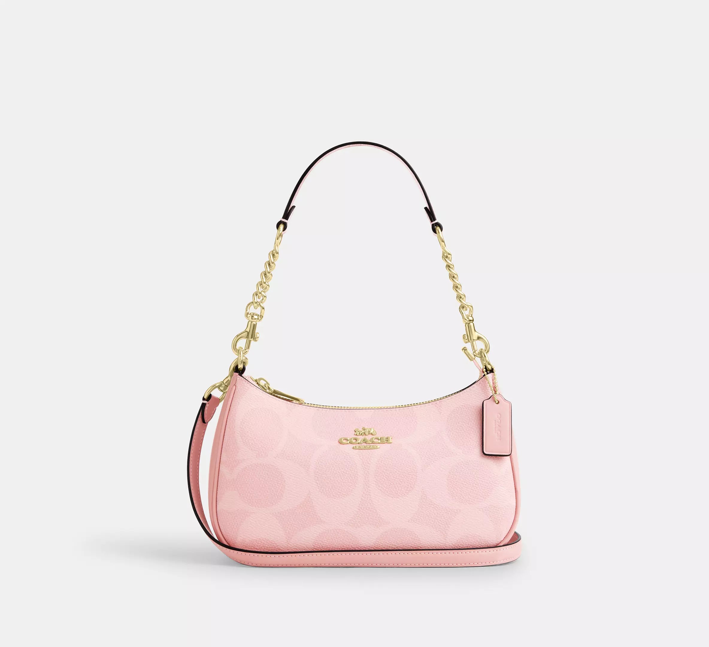 Coach Teri Shoulder Bag - White & Pink